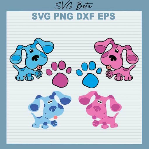 Blue S Clues Character Svg Blue S Clues Svg Png Dxf