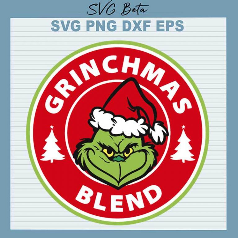 Grinchmas Blend Svg Christmas Starbucks Coffee Logo Svg Grinch