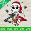 Jack Skellington Santa SVG Jack Skellington Christmas SVG Jack Sandy