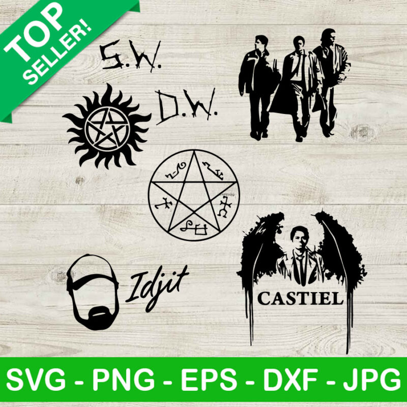 Supernatural Svg Bundle Winchester Svg Supernatural Movie Svg