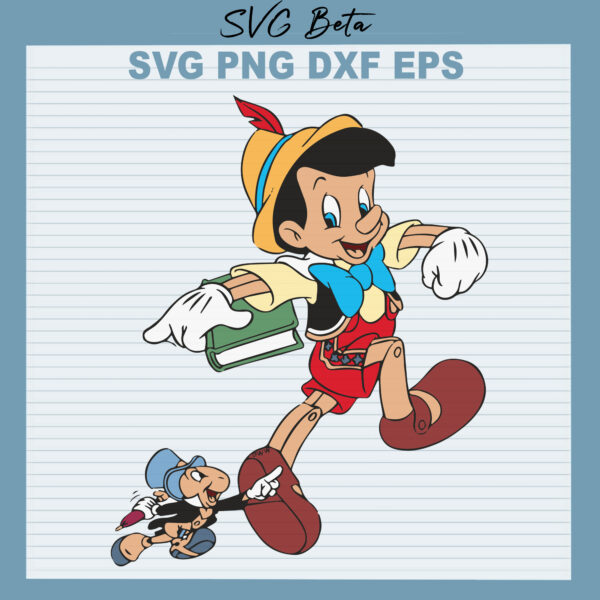 Pinocchio svg cut files for silhouette studio handmade products craft