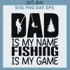 dad is my name svg