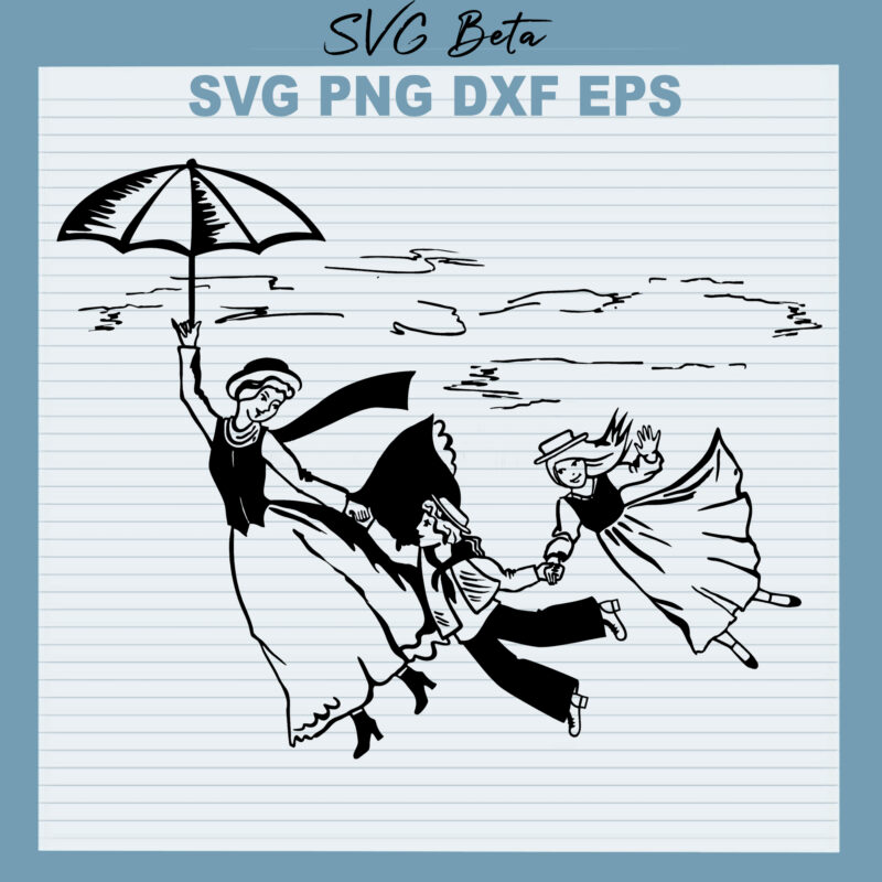 Marry poppins svg