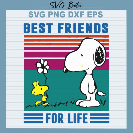 Snoopy best friends for life SVG cut file for t shirt craft and handmade