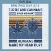 Turtle And Cannabis Svg