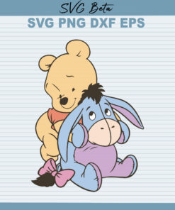 Pooh and Eeyore svg