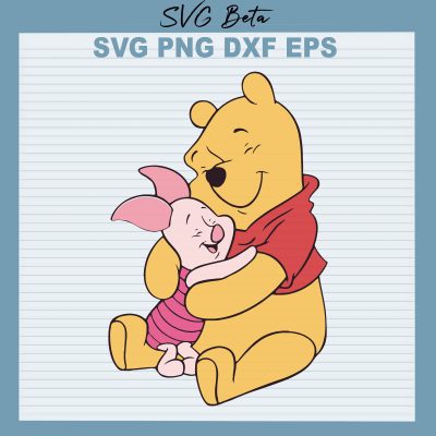 Patricks Day Winnie The Pooh SVG file for craft and handmade products