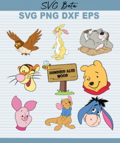 Winnie the pooh character svg