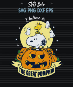 Snoopy halloween the great pumpkin svg