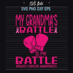 Grandma breast cancer svg