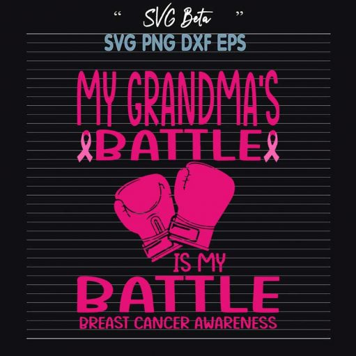 Grandma Breast Cancer Svg