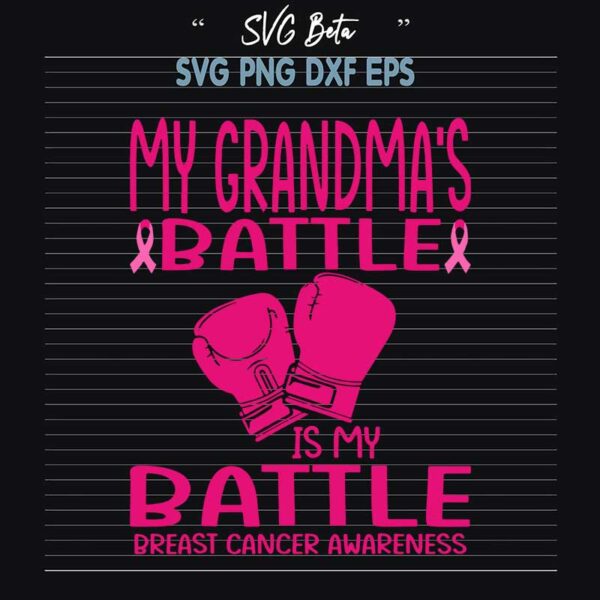 Grandma breast cancer svg