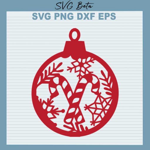 Christmas ornament svg