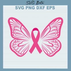 Breast cancer ribbon svg