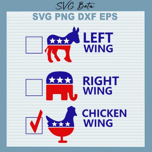 Chicken wing politic svg