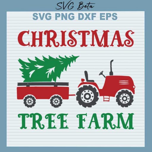 Christmas tree farm svg