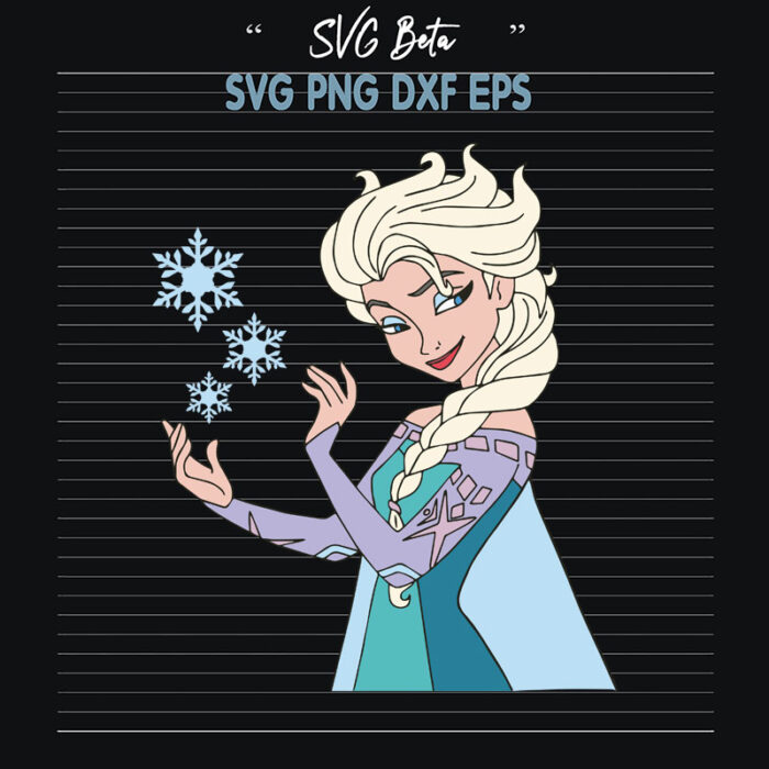 Elsa frozen disney svg