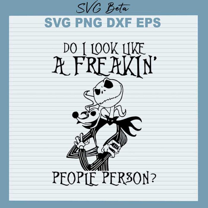 Jack Skellington svg