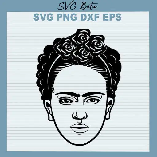 Frida Kahlo woman svg