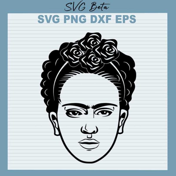 Frida Kahlo woman svg