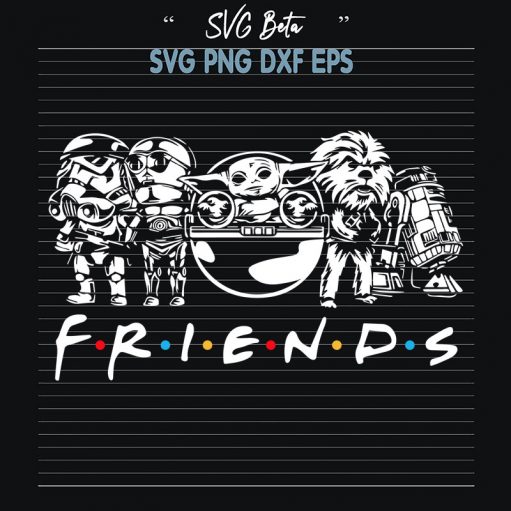 Friends Yoda Svg