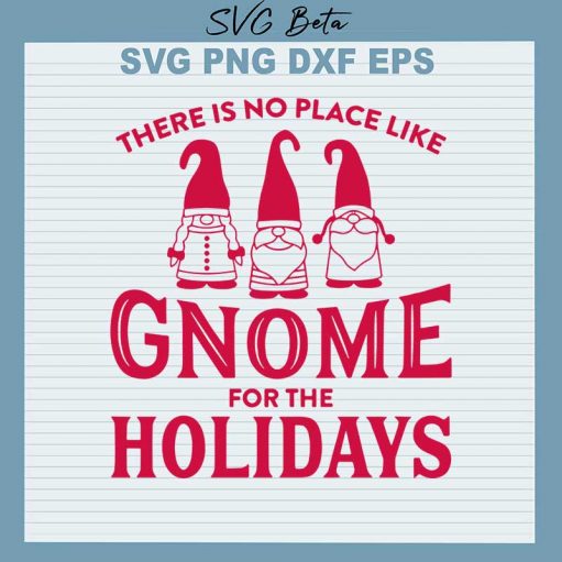 Gnome for the holidays svg