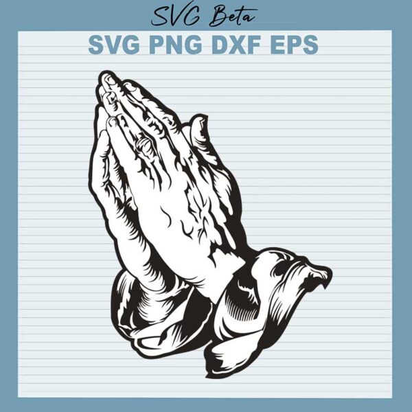 Prayer hand svg