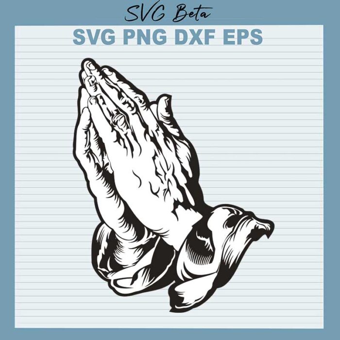 Prayer hand svg