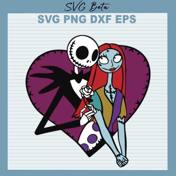 Jack and sally svg