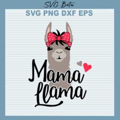Mama llama svg