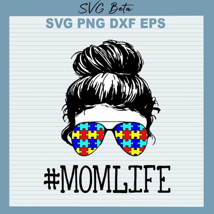 Mom life autism svg