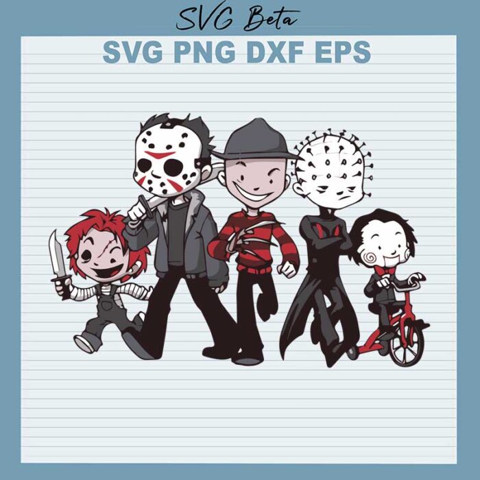 Horror movies characters svg