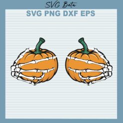 Breast pumpkin svg