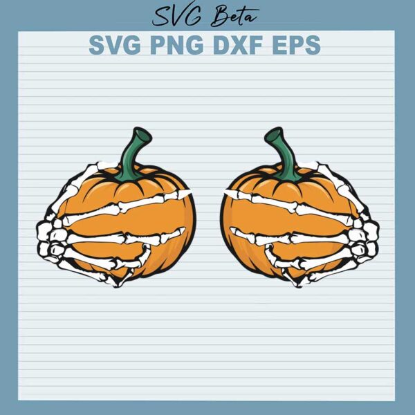 Breast pumpkin svg