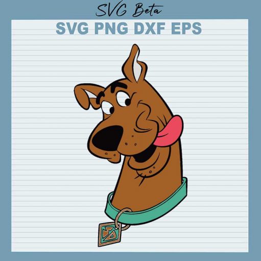 Scooby doo face svg