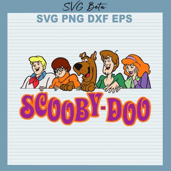 Scooby doo character svg