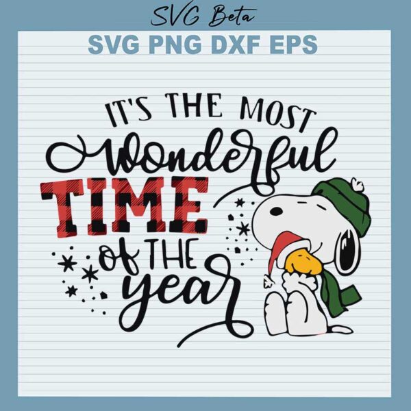Snoopy christmas svg