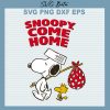 Snoopy come home svg