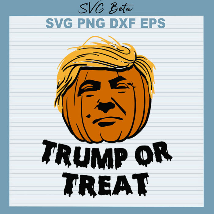 Trump or treat halloween svg