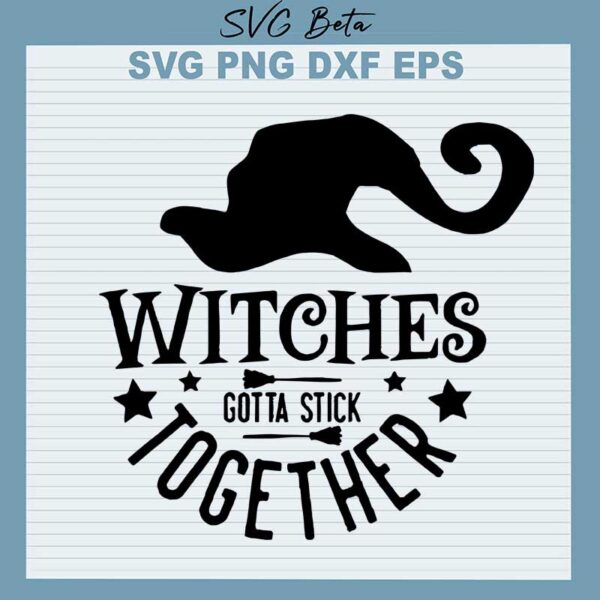 Witches together svg