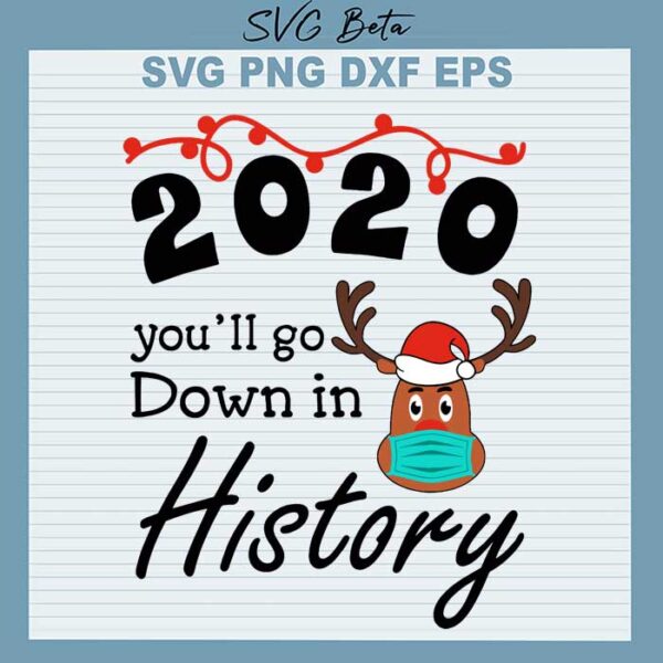 2020 You'll go down in history svg
