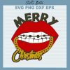Lips Merry Christmas Lips Svg