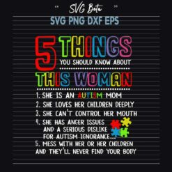 Autism mom svg