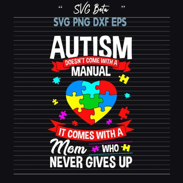 Autism mom quotes svg