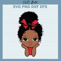 Black girl svg
