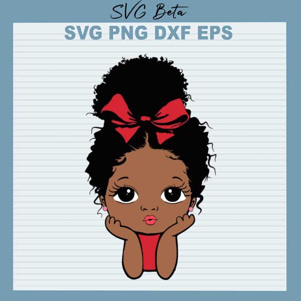 Black girl svg