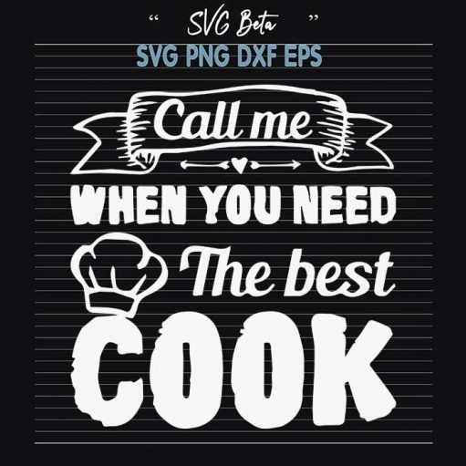The best cook svg