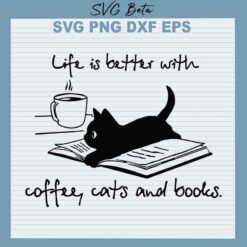 Cat and books