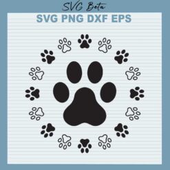 Cat paw svg