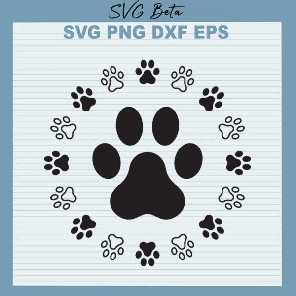 Cat paw svg
